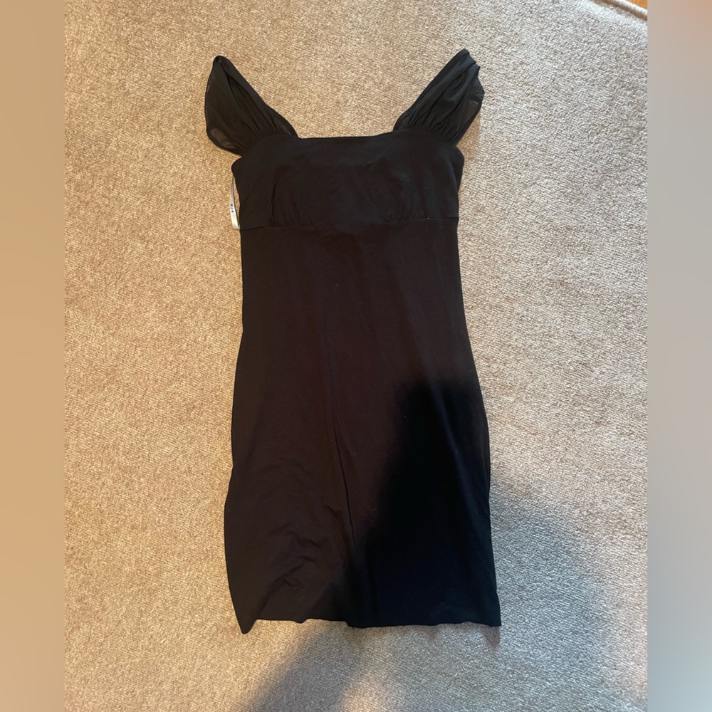 Three Dot Black Dress
